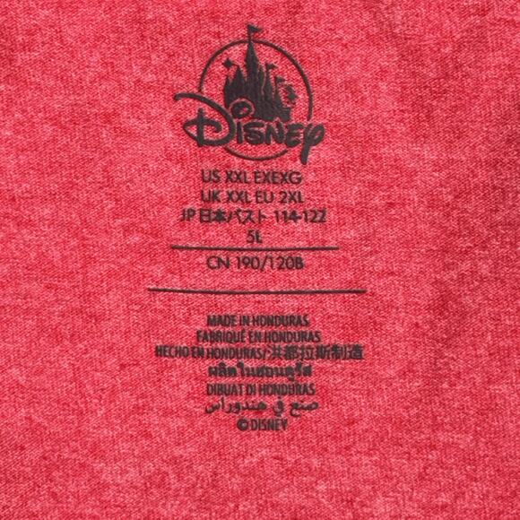 Disney Unisex XXL Red Christmas Holiday Mickey Minnie Merry Tee Shirt - Picture 2 of 7